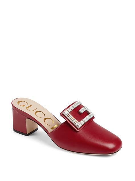 gucci madelyn mules|Gucci Madelyn Leather Mules .